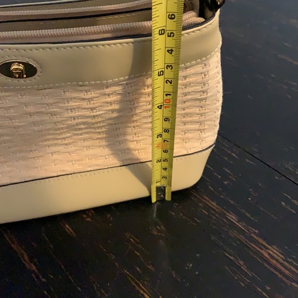 Etienne Aigner Bags Etienne Aigner Vintage Woven Leather Purse Cream Jute Cross Body Bag
